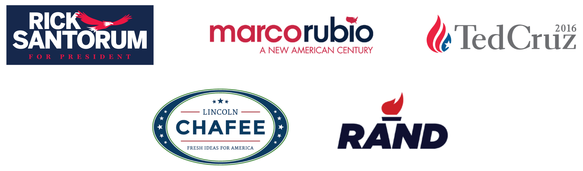 2016 Presidential Logos