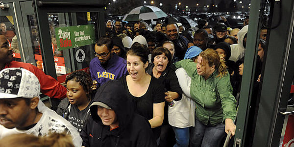 Black Friday Crowd 1