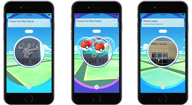 Pokemon Mural Pokestops